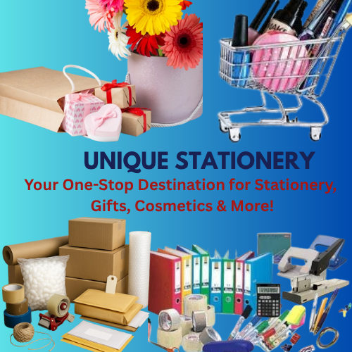 Unique Stationery Product Display